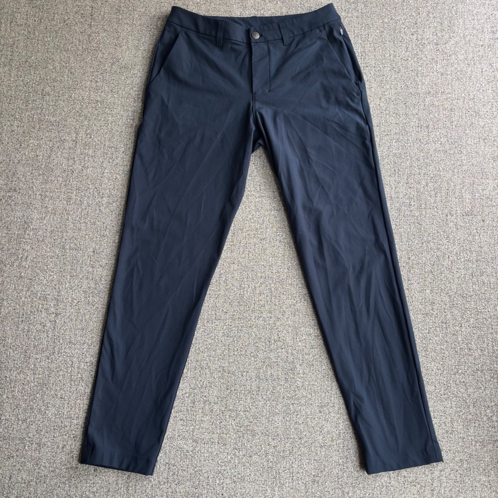 Lululemon Pants Mens 29x29 Commission Slim Fit Navy Technical Stretch LM5AQYS.0